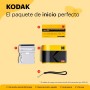 KODAK Mini 2 ERA 4PASS Impresora de Fotos Portátil (5,3x8,6cm) (Impresora + Pack con 68 Hojas (8 Hojas Iniciales + 60 Hojas),