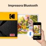 KODAK Mini 2 ERA 4PASS Impresora de Fotos Portátil (5,3x8,6cm) (Impresora + Pack con 68 Hojas (8 Hojas Iniciales + 60 Hojas),