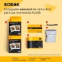 KODAK Mini 2 ERA 4PASS Impresora de Fotos Portátil (5,3x8,6cm) (Impresora + Pack con 68 Hojas (8 Hojas Iniciales + 60 Hojas),