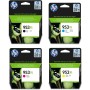 HP 953 6ZC69AE, Negro, Cian, Magenta y Amarillo, Cartuchos de Tinta Originales, Pack de 4, para impresoras HP OfficeJet Pro
