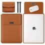 Funda de cuero Pu para portátil Macbook Air Pro 13 14 16 M1 M2 M3 2020