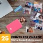 KODAK Step Impresora de fotos instantánea para smartphone - Mini portátil inalámbrica en color - Fotos adhesivas Zink 2x3” -