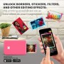 KODAK Step Impresora de fotos instantánea para smartphone - Mini portátil inalámbrica en color - Fotos adhesivas Zink 2x3” -