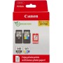 Canon Multipack de Tinta y Papel Cartuchos de Tinta Originales PG-540/CL-541 - Pack de 2 Cartuchos (1 Negro, 1 Color) y Papel