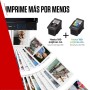 Canon Multipack de Tinta y Papel Cartuchos de Tinta Originales PG-540/CL-541 - Pack de 2 Cartuchos (1 Negro, 1 Color) y Papel