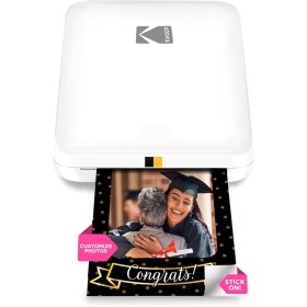 KODAK Step Slim Impresora de fotos instantáneas para smartphone- Portátil, delgada, inalámbrica en color- Fotos adhesivas Zink