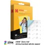 KODAK Step Slim Impresora de fotos instantáneas para smartphone- Portátil, delgada, inalámbrica en color- Fotos adhesivas Zink
