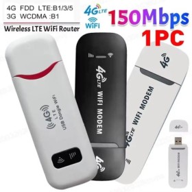Dongle USB inalámbrico 4G LTE, módem Stick de banda ancha móvil de 150