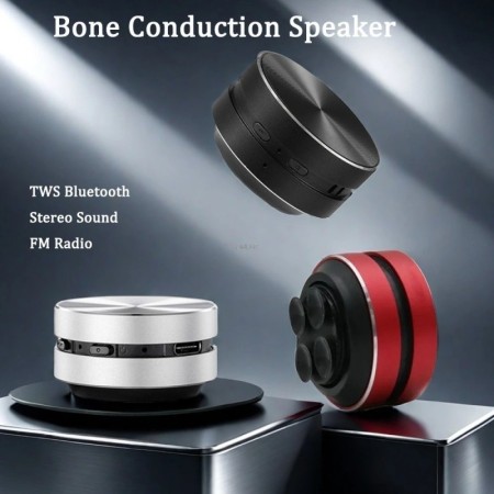 Mini altavoz de conducción ósea con Bluetooth TWS, estéreo inalámbrico