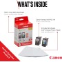 Canon Tinta y Papel Multipack - PG-560XL/CL-561XL Cartuchos de Tinta Genuinos 2 Pack (1 x Negro XL, 1 x Color XL) & Papel