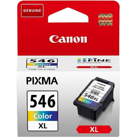 Canon Cartucho de Tinta Color de Alto Rendimiento CL-546XL Original - Imprime hasta 300 Páginas A4 (1 Cartucho)