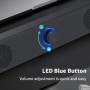 Altavoces duales de escritorio largos con cable 1002, inalámbrico Blue