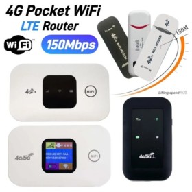 Enrutador WiFi de bolsillo 4G, punto de acceso móvil portátil, módem i