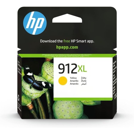 HP 912 6ZC74AE, Negro, Cian, Magenta y Amarillo, Cartuchos de Tinta Originales, Pack de 4, para impresoras HP OfficeJet