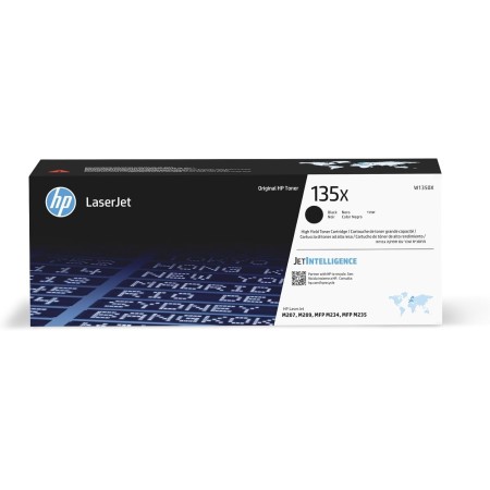 HP 135X W1350X, Negro, Cartucho Tóner de Alta Capacidad Original, de 2.400 páginas, para impresoras HP LaserJet M209dwe, MFP