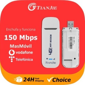 TIANJIE-módem WiFi USB U800 4G LTE, enrutador portátil Plug & Play con