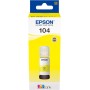 Botellas de tinta originales EcoTank de la serie 104 de Epson - Colores cian, magenta, amarillo y negro