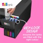 Botellas de tinta originales EcoTank de la serie 104 de Epson - Colores cian, magenta, amarillo y negro