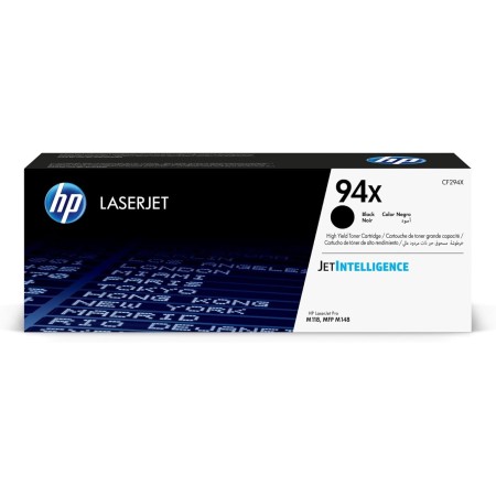 HP 94X CF294X, Negro, Cartucho Tóner de Alta Capacidad Original, de 2.800 páginas, para impresoras HP LaserJet Pro MFP M148dw,