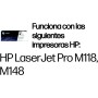 HP 94X CF294X, Negro, Cartucho Tóner de Alta Capacidad Original, de 2.800 páginas, para impresoras HP LaserJet Pro MFP M148dw,