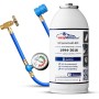 Kit de recarga EasyKlima® de refrigerante R134a 2 en 1: gas con manguera y manómetro DIY para coches fabricados entre 1994 y