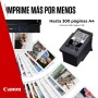 Canon PG-540L, Cartuchos de Tinta Original, 2 Cartuchos de Tinta Independientes en Color Negro, Tamaño L, Compatible con