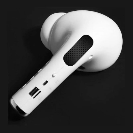 Modelo de auricular gigante, altavoz inalámbrico con Bluetooth, auricu