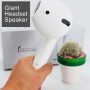 Modelo de auricular gigante, altavoz inalámbrico con Bluetooth, auricu