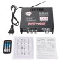 PROZOR Amplificador de Audio 800W HiFi Estéreo Bluetooth 5.0 Sonido Digital Radio FM Tarjeta TF SD Dos Microfonos para