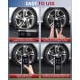 TEMOLA Compresor Aire Coche, Potente Inflador Ruedas Coche con Luz LED, Mini Compresor de Aire Portatil Accesorios Coche