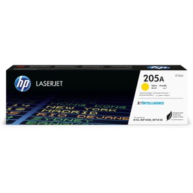 HP 205A CF532A, Amarillo, Cartucho Tóner Original, de 900 páginas, para impresoras HP Color LaserJet Pro MFP M180n y MFP M181fw