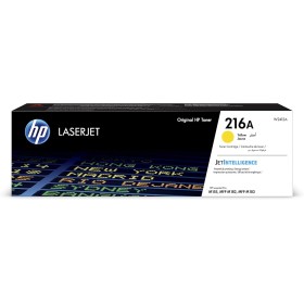 HP 216A W2412A, Amarillo, Cartucho Tóner Original, de 850 páginas, para impresoras HP Color LaserJet Pro MFP M182n y MFP M183fw