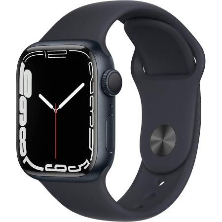 Apple Watch Series 7 (GPS, 45MM) Caja de Aluminio Blanco Estrella con Correa Deportiva Blanco Estrella (Reacondicionado)
