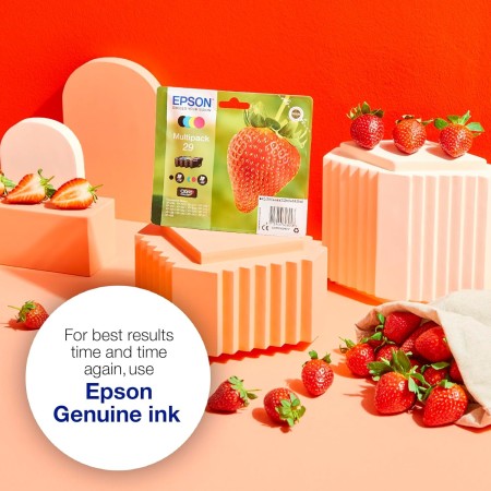 Epson C13T29864012 - Cartucho de tóner para XP235, negro, amarillo, magenta, cian, paquete estándar válido para los modelos