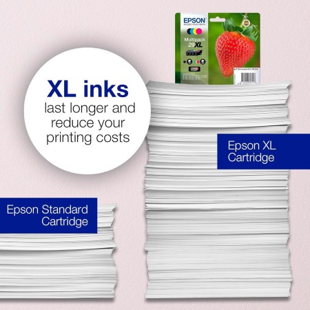 Epson C13T29864012 - Cartucho de tóner para XP235, negro, amarillo, magenta, cian, paquete estándar válido para los modelos