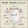 Creatina monohidratada en polvo 1kg / 1000g - calidad micronizada - óptimamente dosificada - creatina pura sin aditivos - 100%