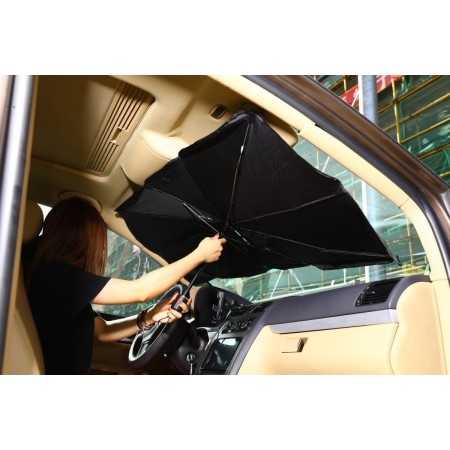 Parasol para parabrisas de coche, parasol para el interior del coche, todoterreno, camión, diseño patentado, 125 x 65 cm, para