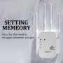 OPTFOCUS 2,4G WiFi repetidor 2LAN 300Mbps repetidor de amplificador de