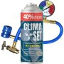 ClimaSet Gas R134a de repuesto para Aire Acondicionado de Coche con manguera – Consciente de la naturaleza – No tóxico –