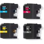 Brother LC123VALBP - Pack de 4 cartuchos de tinta original (duración estimada: hasta 600 páginas, según ISO/IEC 24711), negro,