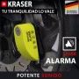 KRASER WA6Y Candado Moto con Alarma 110dB, Antirrobo Disco Reforzado, 3 Llaves (Otros 2) Alta Seguridad, Impermeable, Accesorios