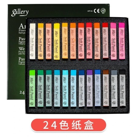 Mungyo Gallery-Tiza cuadrada Pastel suave, 24/36/48 colores para pintu