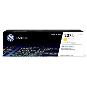 HP 207A W2212A, Amarillo, Cartucho Tóner Original, de 1.250 páginas, para impresoras HP Color LaserJet Pro MFP M282nw, MFP