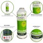 ENVASE GAS REFRIGERANTE ORGÁNICO ECOLÓGICO GASICA D2 226gr EQUIVALE A 680gr R12 Y 590gr R134A COMPATIBLE CON R12 R134A.