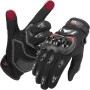 KEMIMOTO Guantes Moto Verano, Resistencia al Impacto, Deportivos Protectores y Transpirables Hombres y Mujeres, Palma