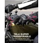 KEMIMOTO Guantes Moto Verano, Resistencia al Impacto, Deportivos Protectores y Transpirables Hombres y Mujeres, Palma