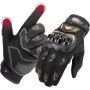 KEMIMOTO Guantes Moto Verano, Resistencia al Impacto, Deportivos Protectores y Transpirables Hombres y Mujeres, Palma