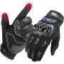 KEMIMOTO Guantes Moto Verano, Resistencia al Impacto, Deportivos Protectores y Transpirables Hombres y Mujeres, Palma
