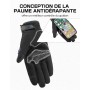 KEMIMOTO Guantes Moto Verano, Resistencia al Impacto, Deportivos Protectores y Transpirables Hombres y Mujeres, Palma