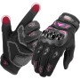 KEMIMOTO Guantes Moto Verano, Resistencia al Impacto, Deportivos Protectores y Transpirables Hombres y Mujeres, Palma